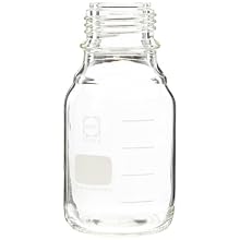 Chemglass Glass Schott Media Storage Bottle, without Cap