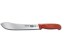Victorinox Cutlery 10-Inch Straight Butcher Knife, Yellow Fibrox Handle
