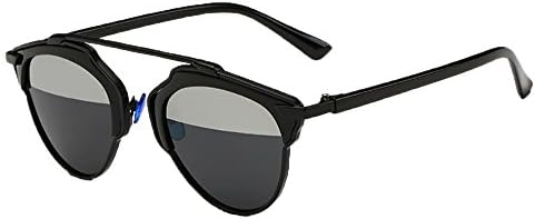 Ralink Polarized Sunglasses Cat Eye UV TAC Lens Metal Retro Glasses for Womens