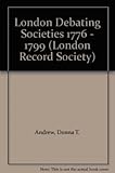 London debating societies, 1776-1799