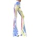 Lisli Women High Waist Printed Wide Leg Pants Casual Long Trousers