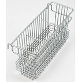 Utensil Drying Rack, 3 Compartments, Chrome