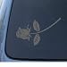 ROSE - Car, Truck, Notebook, Vinyl Decal Sticker #1295 | Vinyl Color: Silver