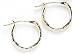 14KT Small Diamond Cut Hoop 14KT GOLD