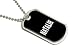 Natalie - Name Military Dog Tag Luggage Keychain