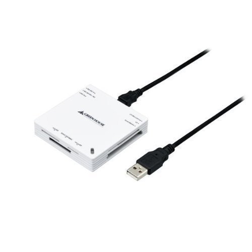 グリーンハウス UDMA対応USB2.0カードリーダ/ライタ(52メディア) GH-CRHD52