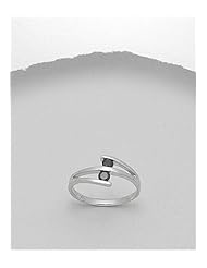 CZ Ring In 92.5 Sterling Silver