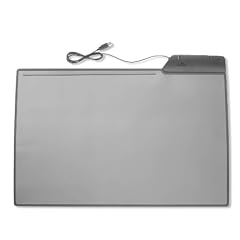 Durable 721501 Schreibunterlage mit USB-HUB, 680 x 435 mm, schwarz