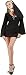 Adult Sexy Black Nun Costume (Size:Small 2-4)