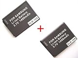 Nextop-Brand New 2 Packs Samsung SLB-10A 1400mAh COMPATIBLE Battery for Samsung Digimax L100, Samsung Digimax L110, Samsung Digimax L210, Samsung Digimax M110, Samsung Digimax P800, Samsung Digimax P1000
