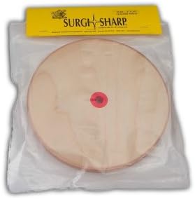 Surgi-sharp 8" X 1" Leather Clad Wheel for Grinder or Buffer - Face Only