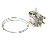 Amico 5 -15 Celsius D Shape Shaft 3 Pin Refrigerator Thermostat AC 250V 5A