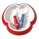 Baby Bjorn  Plate and Spoon Set Red
