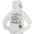 FOX Girls Bam Boo Zip Hoody Natural XL