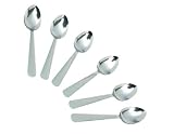 from Kitchen Craft Kitchen Craft Deluxe Stainless Steel Teaspoons- set of six