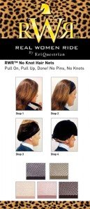 RWR No Knot Hair Net in Four Colors (Medium Brown)
