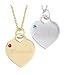 Personalized Engraved Name & Birthstone Heart title=