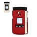 New Fashionable Rubber Protector Skin Cover Case Samsung SCH-U740 Alias RED With Clip Verizon