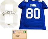 Victor Cruz Autographed New York Giants Blue Jersey