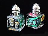 Casino Cards & Chips Design - Hand Painted - Mini Salt & Peppers, .5 oz., Set of 2
