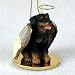Rottweiler Angel Dog Ornament