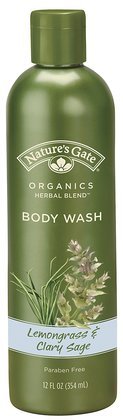 Nature's Gate Lemongrass & Clary Sage Energizing Body Wash-12, Oz. (Pack of 3)