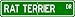 Rat Terrier STREET SIGN ~ High Quality Aluminum ~ Dog Lover