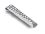 Tonino Lamborghini Motore Collection Stainless Steel Tie Clip with Carbon Fiber