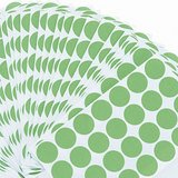UNV40115 Permanent Round Self-Adhesive Labels, 3/4 Dia. Green, 1008/Pk