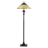 Quoizel Gotham Tiffany 2 Light Floor Lamp