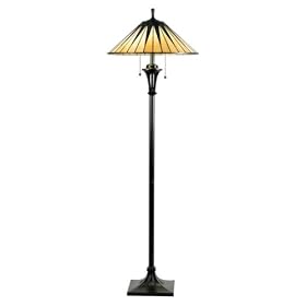 Quoizel Gotham Tiffany 2 Light Floor Lamp by Quoizel