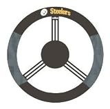 Pittsburgh Steelers Poly-Suede Steering Wheel Cover - NFL