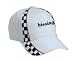 hissing Adult White Racing Checker Hat / Cap