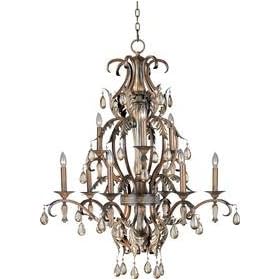 Maxim Lighting 30557BN 9 Light Cambridge Chandelier, Brighton