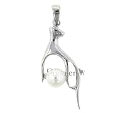 Sterling Silver Fresh Water Pearl Necklace Pendant