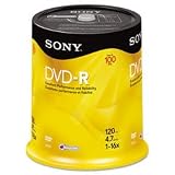 Sony 16X DVD-R Branded Media 100 Pack in Cake Box