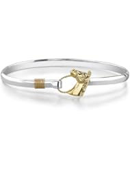 Sterling Silver Horse Head Bangle