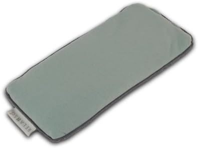 Flax Seed Pain-Out Bamboo Eye Pillow with Lavender, Natural Bamboo Teal