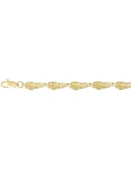 Gold Nautical Braclt Bracelet Single Flip-flop Link Bracelet [7.5"]