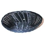 Tablecraft Black Oval Basket (06-0747) Category: Food Baskets