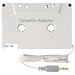 iPOD & MP3 Car Audio Cassette Adapter - White