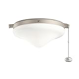 Kichler 338050ANS Fan Light Outdoor Wet Light Kit by Lumtopia--DROPSHIP [並行輸入品]