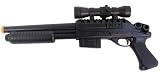 Double Eagle Spring Shotgun FPS-250, Pistol Grip, Scope Airsoft Gun M47B1