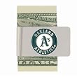 Oakland Athletics Enameled Pewter Money Clip/Card Holder - MLB Baseball Fan Shop Sports Team Merchandise