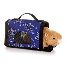Plush Cuddley Critters Gold Hamster Fancy Pal Pet Carrier 8
