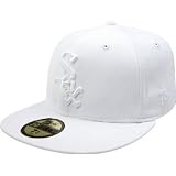 MLB Chicago White Sox White on White 59FIFTY Fitted Cap (7 1/4)