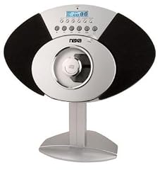 Naxa NX-430 Wall Mount Micro Shelf Radio MP3 CD Player w/ Alarm Clock