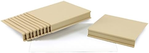 Movable Plastic Label Holders -Tan -13/16"H x 5"W x 5-1/4"D - 10pk