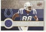2008 Upper Deck First Edition Jerseys #FGJ-MH Marvin Harrison - Indianapolis Colts (Piece of Authentic Game Used Jersey)(Football Cards)