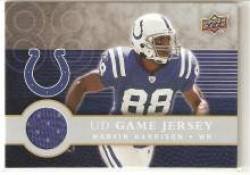 2008 Upper Deck First Edition Jerseys #FGJ-MH Marvin Harrison - Indianapolis Colts (Piece of Authentic Game Used Jersey)(Football Cards)